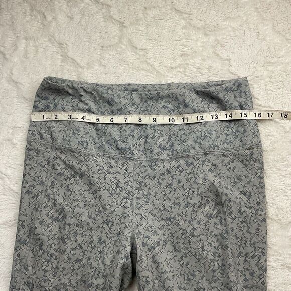 SPYDER Active Leggings Women’s‎ XL Gray All Over Print Wide Waist Band - Picture 7 of 9